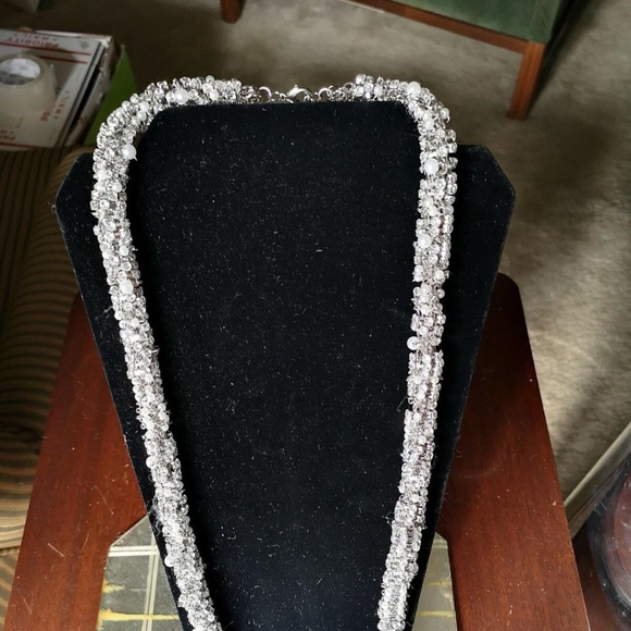 Amazing Bling Necklace/Belt 35" Long 100's of Rhin - Picture 4 of 8